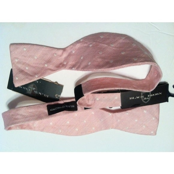 Brown Bow Tie - Silk - Buy online | John Henric BLACK BROWN 1826 MENS NEW BOW TIE